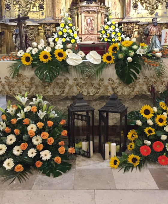 Arreglo Floral para Funerarios en Floristería Magnolia Guardo