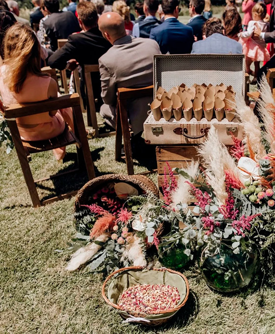 Decoración Floral para Boda